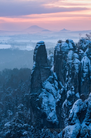 Großer Wehlturm im Winter