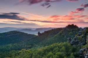 Morgenrot auf dem Gohrisch