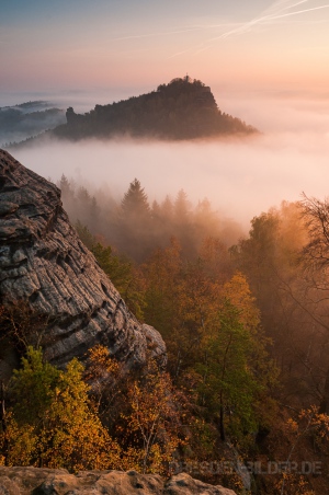 Blick zum Papststein