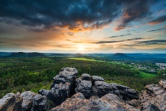 Sonnenunterngang im Sommer