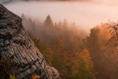 Blick zum Papststein