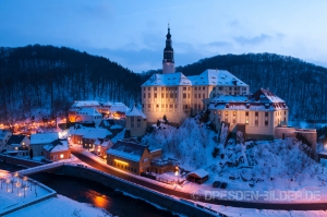 Schloss Weesenstein im Winter