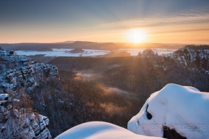 Winter im Sandstein