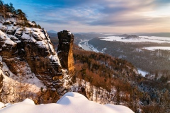 Teufelsturm im Winter