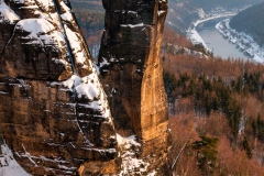 Winterabend am Teufel