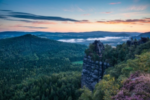 Kurz vor Sonnenaufgang