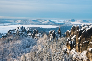 Wintertraum Elbsandstein