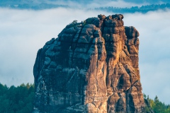 Falkenstein im ersten Morgenlicht